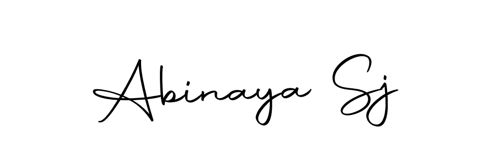 This is the best signature style for the Abinaya Sj name. Also you like these signature font (Autography-DOLnW). Mix name signature. Abinaya Sj signature style 10 images and pictures png