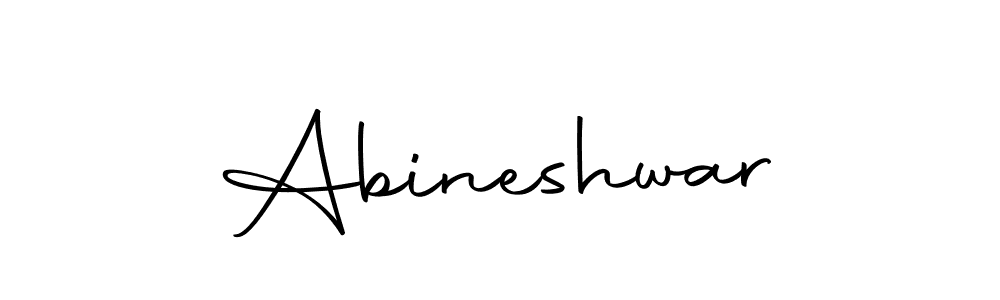 The best way (Autography-DOLnW) to make a short signature is to pick only two or three words in your name. The name Abineshwar include a total of six letters. For converting this name. Abineshwar signature style 10 images and pictures png