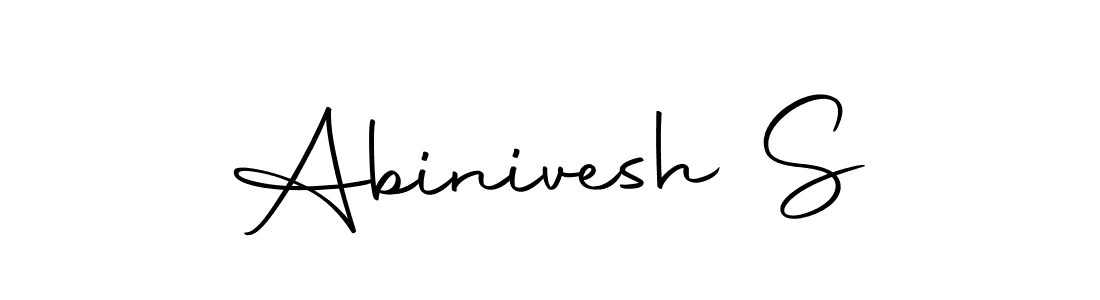 You can use this online signature creator to create a handwritten signature for the name Abinivesh S. This is the best online autograph maker. Abinivesh S signature style 10 images and pictures png