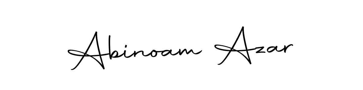 The best way (Autography-DOLnW) to make a short signature is to pick only two or three words in your name. The name Abinoam Azar include a total of six letters. For converting this name. Abinoam Azar signature style 10 images and pictures png