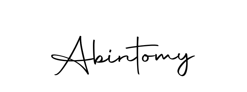 Design your own signature with our free online signature maker. With this signature software, you can create a handwritten (Autography-DOLnW) signature for name Abintomy. Abintomy signature style 10 images and pictures png