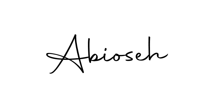 How to make Abioseh signature? Autography-DOLnW is a professional autograph style. Create handwritten signature for Abioseh name. Abioseh signature style 10 images and pictures png