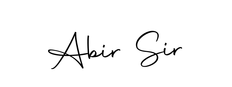 Make a beautiful signature design for name Abir Sir. With this signature (Autography-DOLnW) style, you can create a handwritten signature for free. Abir Sir signature style 10 images and pictures png