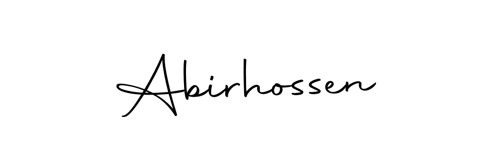 Create a beautiful signature design for name Abirhossen. With this signature (Autography-DOLnW) fonts, you can make a handwritten signature for free. Abirhossen signature style 10 images and pictures png