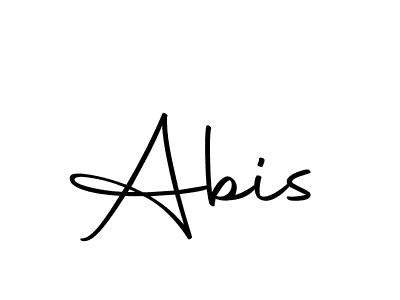 Make a beautiful signature design for name Abis. With this signature (Autography-DOLnW) style, you can create a handwritten signature for free. Abis signature style 10 images and pictures png