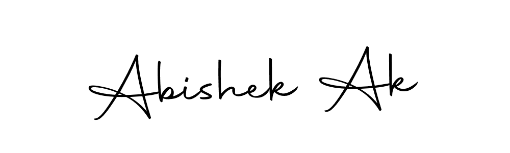 Make a beautiful signature design for name Abishek Ak. Use this online signature maker to create a handwritten signature for free. Abishek Ak signature style 10 images and pictures png