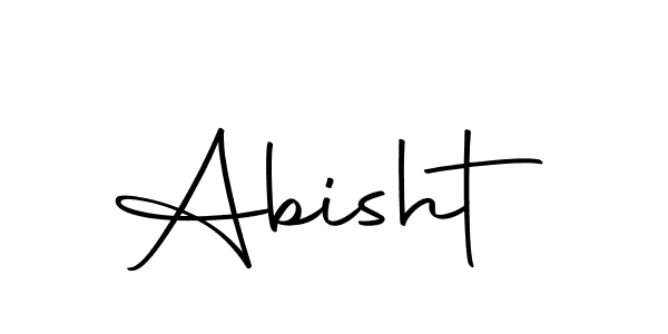 Create a beautiful signature design for name Abisht. With this signature (Autography-DOLnW) fonts, you can make a handwritten signature for free. Abisht signature style 10 images and pictures png
