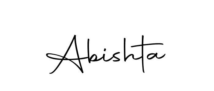 Create a beautiful signature design for name Abishta. With this signature (Autography-DOLnW) fonts, you can make a handwritten signature for free. Abishta signature style 10 images and pictures png
