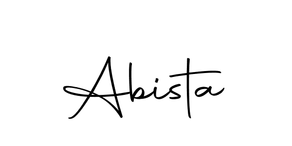 How to make Abista name signature. Use Autography-DOLnW style for creating short signs online. This is the latest handwritten sign. Abista signature style 10 images and pictures png