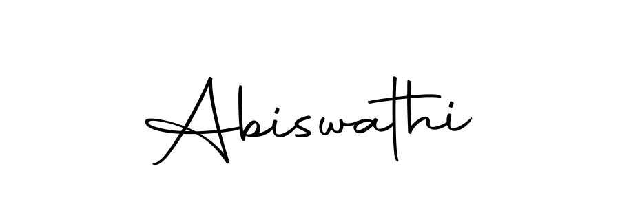 You should practise on your own different ways (Autography-DOLnW) to write your name (Abiswathi) in signature. don't let someone else do it for you. Abiswathi signature style 10 images and pictures png