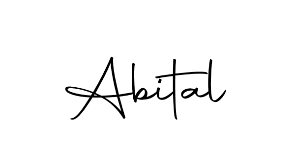 Design your own signature with our free online signature maker. With this signature software, you can create a handwritten (Autography-DOLnW) signature for name Abital. Abital signature style 10 images and pictures png