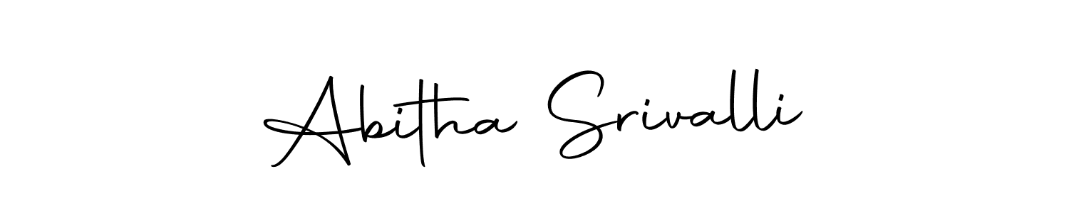 if you are searching for the best signature style for your name Abitha Srivalli. so please give up your signature search. here we have designed multiple signature styles  using Autography-DOLnW. Abitha Srivalli signature style 10 images and pictures png