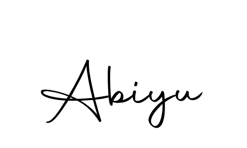 Make a beautiful signature design for name Abiyu. With this signature (Autography-DOLnW) style, you can create a handwritten signature for free. Abiyu signature style 10 images and pictures png