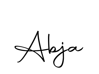 Also we have Abja name is the best signature style. Create professional handwritten signature collection using Autography-DOLnW autograph style. Abja signature style 10 images and pictures png