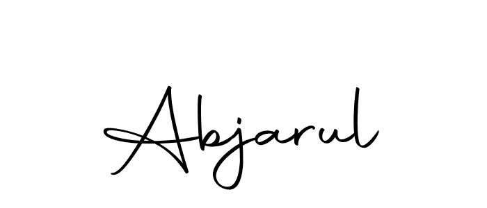 Abjarul stylish signature style. Best Handwritten Sign (Autography-DOLnW) for my name. Handwritten Signature Collection Ideas for my name Abjarul. Abjarul signature style 10 images and pictures png