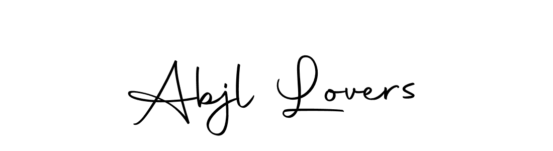 How to make Abjl Lovers signature? Autography-DOLnW is a professional autograph style. Create handwritten signature for Abjl Lovers name. Abjl Lovers signature style 10 images and pictures png