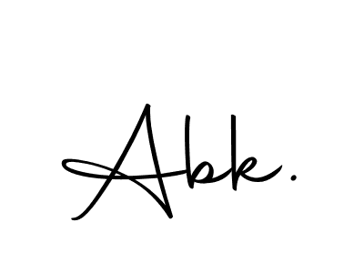 Design your own signature with our free online signature maker. With this signature software, you can create a handwritten (Autography-DOLnW) signature for name Abk.. Abk. signature style 10 images and pictures png