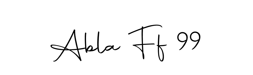 Make a beautiful signature design for name Abla Ff 99. With this signature (Autography-DOLnW) style, you can create a handwritten signature for free. Abla Ff 99 signature style 10 images and pictures png
