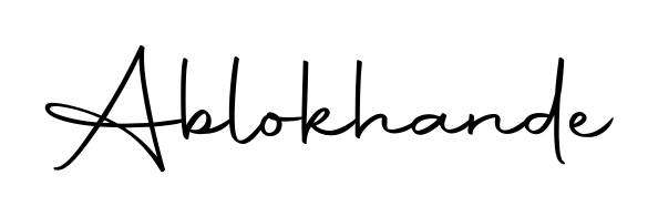 Once you've used our free online signature maker to create your best signature Autography-DOLnW style, it's time to enjoy signing your documents with Ablokhande name. Ablokhande signature style 10 images and pictures png