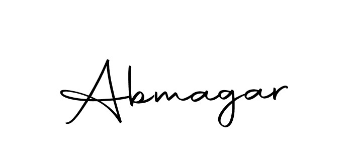 Make a beautiful signature design for name Abmagar. With this signature (Autography-DOLnW) style, you can create a handwritten signature for free. Abmagar signature style 10 images and pictures png