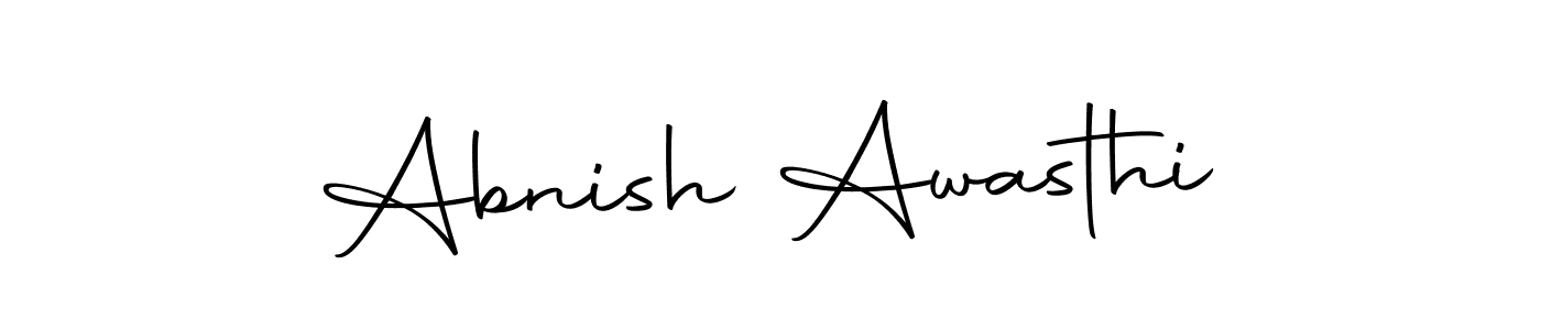 It looks lik you need a new signature style for name Abnish Awasthi. Design unique handwritten (Autography-DOLnW) signature with our free signature maker in just a few clicks. Abnish Awasthi signature style 10 images and pictures png