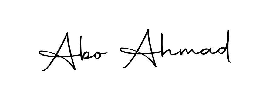 Use a signature maker to create a handwritten signature online. With this signature software, you can design (Autography-DOLnW) your own signature for name Abo Ahmad. Abo Ahmad signature style 10 images and pictures png