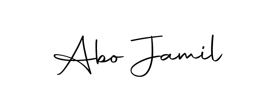 Here are the top 10 professional signature styles for the name Abo Jamil. These are the best autograph styles you can use for your name. Abo Jamil signature style 10 images and pictures png