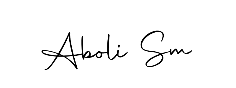 Also we have Aboli Sm name is the best signature style. Create professional handwritten signature collection using Autography-DOLnW autograph style. Aboli Sm signature style 10 images and pictures png