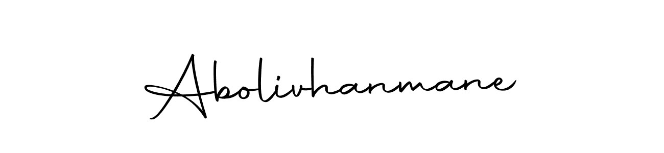 Design your own signature with our free online signature maker. With this signature software, you can create a handwritten (Autography-DOLnW) signature for name Abolivhanmane. Abolivhanmane signature style 10 images and pictures png