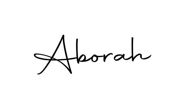 Aborah stylish signature style. Best Handwritten Sign (Autography-DOLnW) for my name. Handwritten Signature Collection Ideas for my name Aborah. Aborah signature style 10 images and pictures png