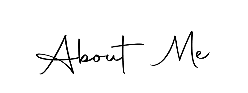 Use a signature maker to create a handwritten signature online. With this signature software, you can design (Autography-DOLnW) your own signature for name About Me. About Me signature style 10 images and pictures png