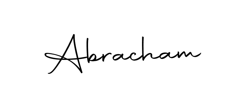 How to make Abracham signature? Autography-DOLnW is a professional autograph style. Create handwritten signature for Abracham name. Abracham signature style 10 images and pictures png