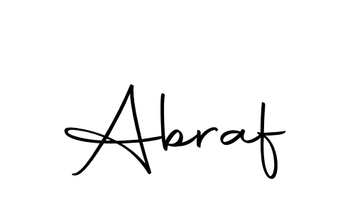 You should practise on your own different ways (Autography-DOLnW) to write your name (Abraf) in signature. don't let someone else do it for you. Abraf signature style 10 images and pictures png