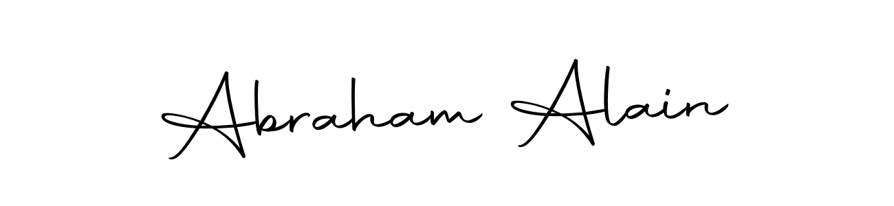 It looks lik you need a new signature style for name Abraham Alain. Design unique handwritten (Autography-DOLnW) signature with our free signature maker in just a few clicks. Abraham Alain signature style 10 images and pictures png