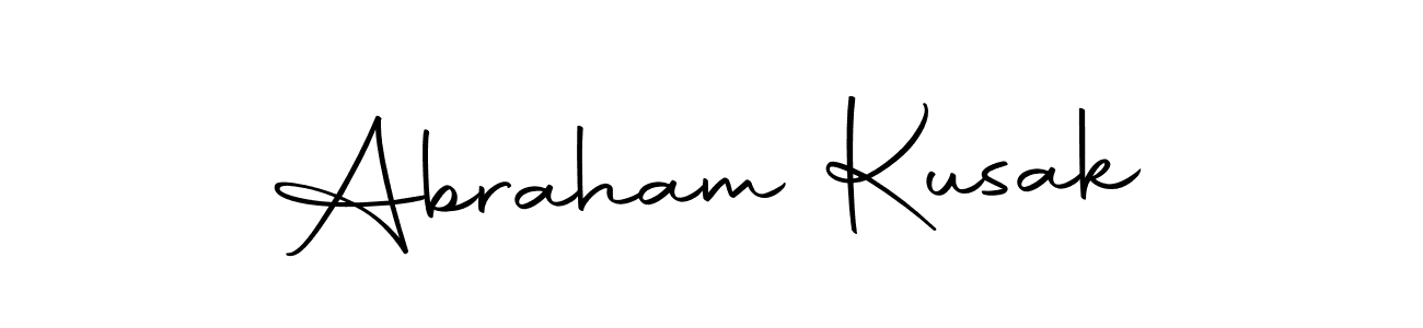 Here are the top 10 professional signature styles for the name Abraham Kusak. These are the best autograph styles you can use for your name. Abraham Kusak signature style 10 images and pictures png