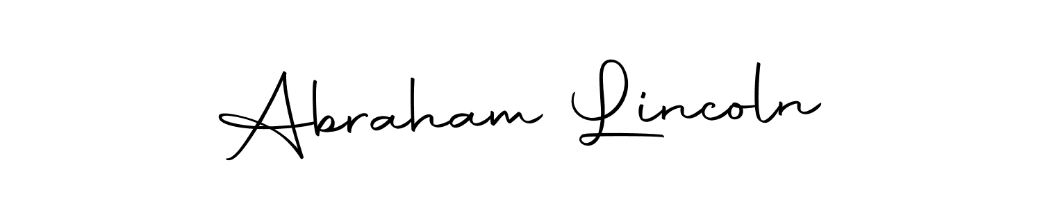 You should practise on your own different ways (Autography-DOLnW) to write your name (Abraham Lincoln) in signature. don't let someone else do it for you. Abraham Lincoln signature style 10 images and pictures png