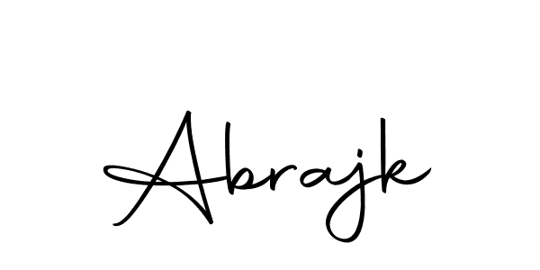 Here are the top 10 professional signature styles for the name Abrajk. These are the best autograph styles you can use for your name. Abrajk signature style 10 images and pictures png