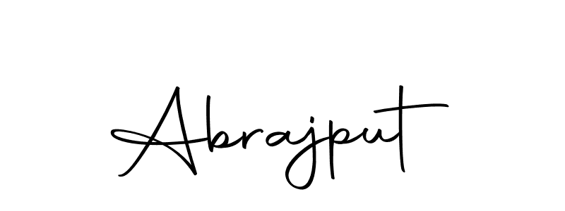 Make a beautiful signature design for name Abrajput. With this signature (Autography-DOLnW) style, you can create a handwritten signature for free. Abrajput signature style 10 images and pictures png