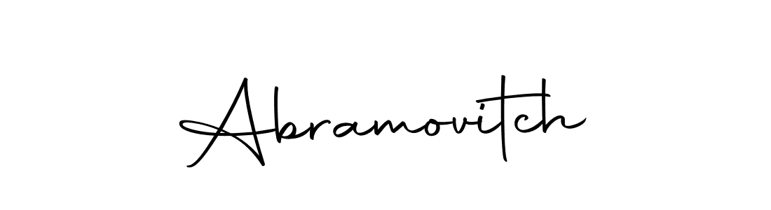 You should practise on your own different ways (Autography-DOLnW) to write your name (Abramovitch) in signature. don't let someone else do it for you. Abramovitch signature style 10 images and pictures png