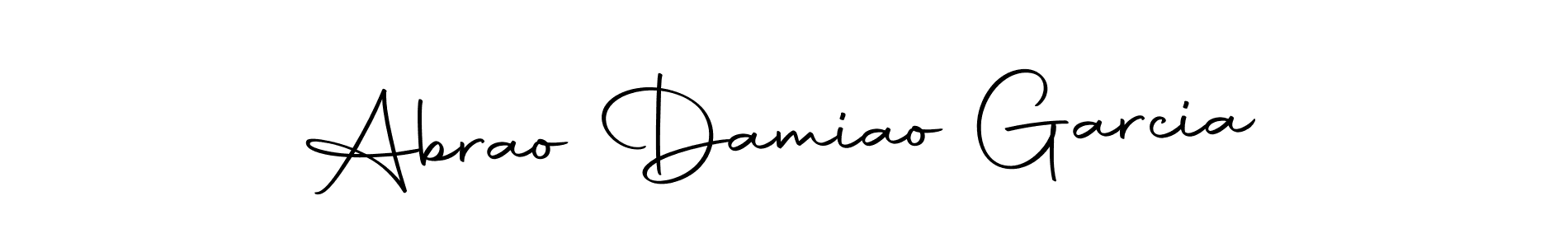 The best way (Autography-DOLnW) to make a short signature is to pick only two or three words in your name. The name Abrao Damiao Garcia include a total of six letters. For converting this name. Abrao Damiao Garcia signature style 10 images and pictures png