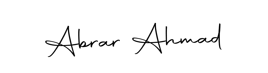The best way (Autography-DOLnW) to make a short signature is to pick only two or three words in your name. The name Abrar Ahmad include a total of six letters. For converting this name. Abrar Ahmad signature style 10 images and pictures png