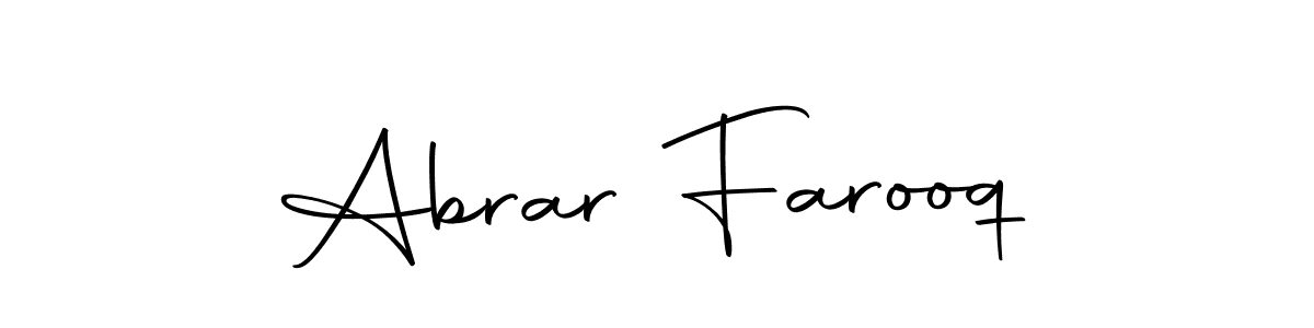 Also we have Abrar Farooq name is the best signature style. Create professional handwritten signature collection using Autography-DOLnW autograph style. Abrar Farooq signature style 10 images and pictures png