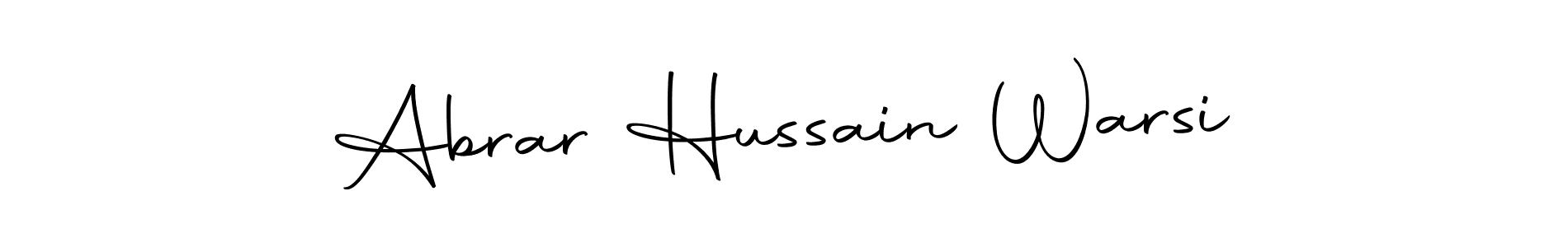 It looks lik you need a new signature style for name Abrar Hussain Warsi. Design unique handwritten (Autography-DOLnW) signature with our free signature maker in just a few clicks. Abrar Hussain Warsi signature style 10 images and pictures png