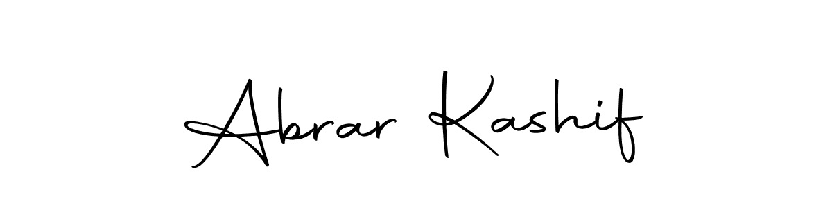 Design your own signature with our free online signature maker. With this signature software, you can create a handwritten (Autography-DOLnW) signature for name Abrar Kashif. Abrar Kashif signature style 10 images and pictures png