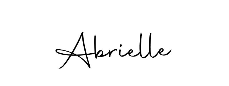 You should practise on your own different ways (Autography-DOLnW) to write your name (Abrielle) in signature. don't let someone else do it for you. Abrielle signature style 10 images and pictures png