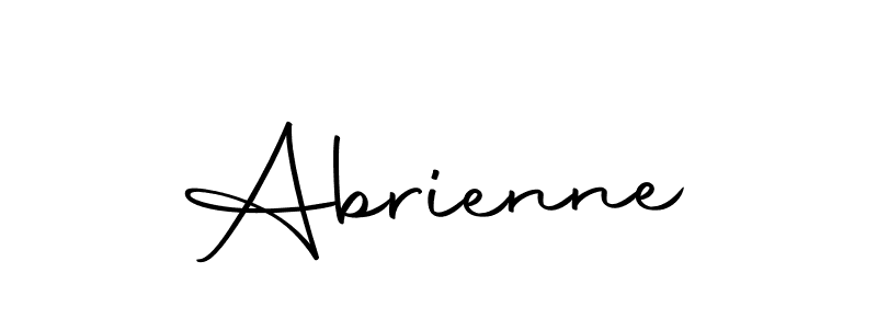 Abrienne stylish signature style. Best Handwritten Sign (Autography-DOLnW) for my name. Handwritten Signature Collection Ideas for my name Abrienne. Abrienne signature style 10 images and pictures png