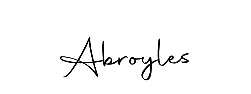 You can use this online signature creator to create a handwritten signature for the name Abroyles. This is the best online autograph maker. Abroyles signature style 10 images and pictures png