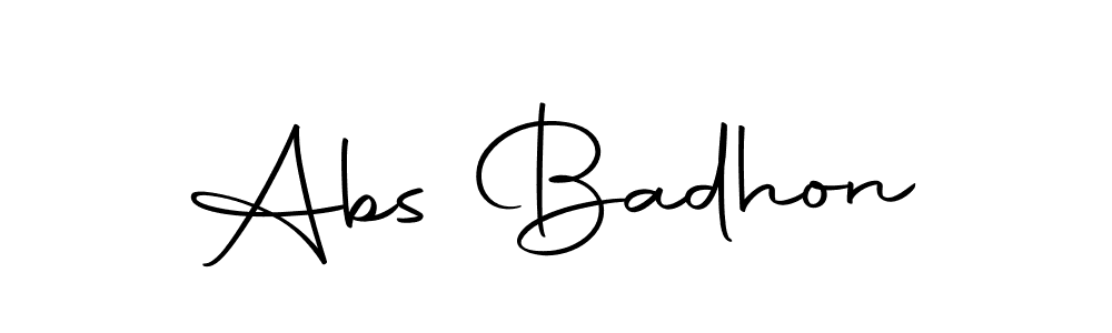 Make a beautiful signature design for name Abs Badhon. Use this online signature maker to create a handwritten signature for free. Abs Badhon signature style 10 images and pictures png