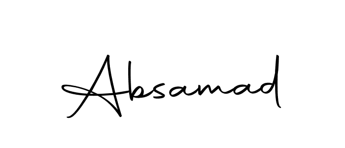 Here are the top 10 professional signature styles for the name Absamad. These are the best autograph styles you can use for your name. Absamad signature style 10 images and pictures png