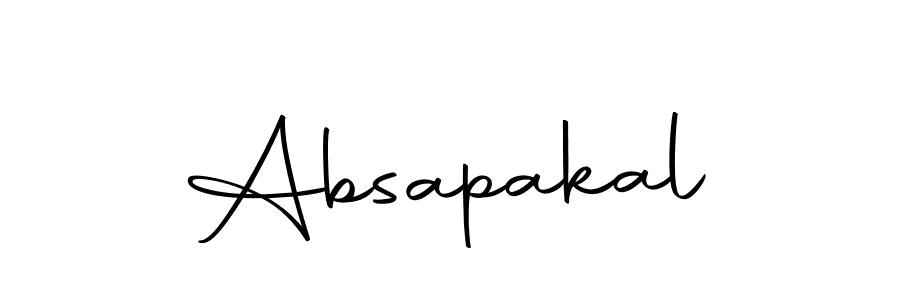 Make a beautiful signature design for name Absapakal. With this signature (Autography-DOLnW) style, you can create a handwritten signature for free. Absapakal signature style 10 images and pictures png